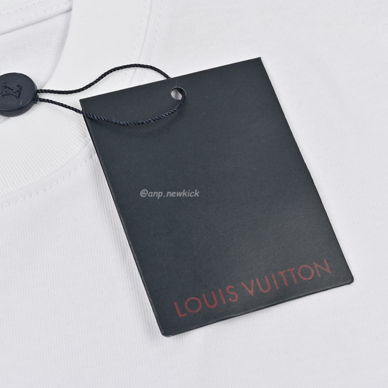 Louis Vuitton Classic Alphabet Digital Direct Spray Round Neck Short Sleeve T Shirt (4) - newkick.vip